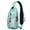 Sky-blue-1, variant on Funny Cow and Bull Design Travel Chest Bag – Reversible Strap, Breathable Padding, Secure Storage – Rustic Farm Animal Print
