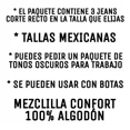 thumbnail image 2 of Lote De 3 Jeans De Trabajo Corte Vaquero Botas Talla 28 A 38, 2 of 5