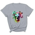 thumbnail image 2 of NuoCaiYun Fashionable Women'S Plus Size Graphic Tees Short Sleeve O Neck T Shirt Casual Summer Tops, 2 of 6
