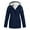 Blue, variant on Women's Waterproof Ski Jacket Warm Winter Snow Coat Mountain Windbreaker Hooded Raincoat Jacket, White XL