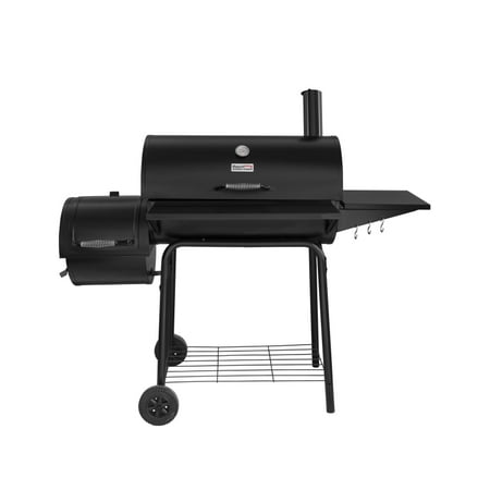 Royal Gourmet CC1830S Charcoal Grill with Offset Smoker, 800 Square Inches, Black, Outdoor Camping