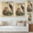 thumbnail image 4 of Designart 'Ancient Birds I' Traditional Print on Natural Pine Wood, 4 of 5