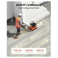 196cc 6.5 Plate Compactor 5700 VPM Vibrating Ground Rammer 4047 lbs ...