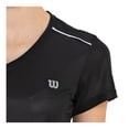 thumbnail image 3 of Playera Wilson para Mujer, Deportivo Negro Talla CH, 3 of 4
