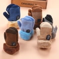 thumbnail image 4 of Guantes cálidos para niños, guantes para bebés para hombres y mujeres, guantes de invierno para niños de doble capa engrosados, 4 of 6