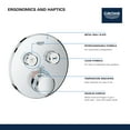 thumbnail image 4 of Grohe 29 160 Smartcontrol Dual Function Thermostatic Valve Trim Only - White, 4 of 6