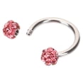 thumbnail image 3 of MasteelfCA 5Pcs Crystal Nose Rings Earring Eyebrow Lip Cartilage Piercing Ring Body Piercing Jewelry, 3 of 7