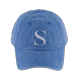 thumbnail image 1 of Gorra para Mujer Original con Iniciales LuckyLy, Ajustable y Moderna, Letras A-Z azul Unitalla - Ajustable, 1 of 6