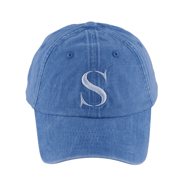 Gorra para Mujer Original con Iniciales LuckyLy, Ajustable y Moderna, Letras A-Z azul Unitalla - Ajustable