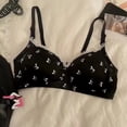 thumbnail image 6 of MDUKONU Women’s Bras Women's Easy Does It No Dig Wire-Free Bra Black XL, 6 of 7