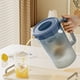 thumbnail image 4 of Jarra fría para tetera 1,75L con tapa - Dispensador de plástico transparente para té helado, limonada y agua infusionada - Recipiente para frigorífico apto para lavavajillas, 4 of 6