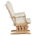 thumbnail image 3 of Angel Line Windsor Glider and Ottoman, Natural w/ Beige Cushion, 3 of 5
