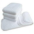 thumbnail image 3 of New 5Pcs White Ecological Cotton Baby Cloth Diaper Washable Nappy Soft Comfortable, 3 of 7