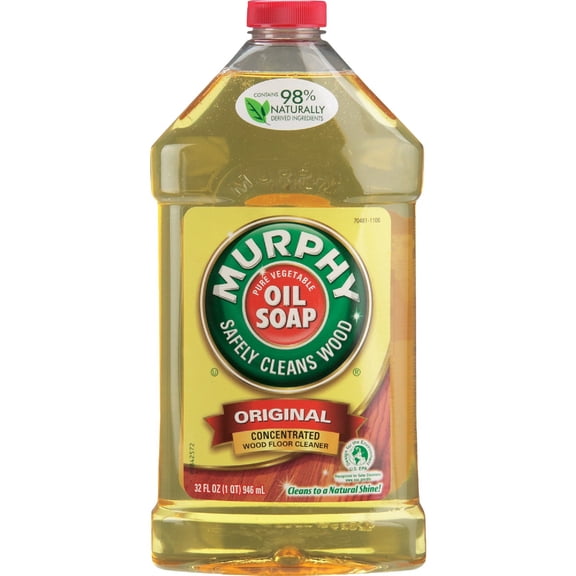 Murphy Original Oil Soap Wood Cleaner, 32 fl oz (4 pack) (Bundle)