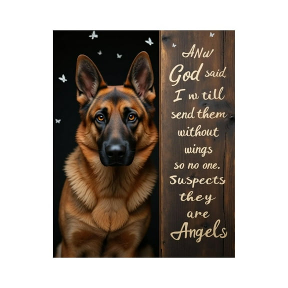 Paint by Numbers Kit for Adults, Dog Wooden Sign Inspirational Canvas Paint by Numbers, Easy Paint by Numbers Kit for Adults Beginner, DIY Adult Paint by Number Kits on Canvas, Home Decor 12x16in