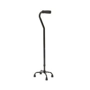 Medline Aluminum Quad Cane with Small Base for Balance, Knee Injuries,Portable, Walking Aid for Seniors & Adults