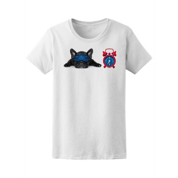 French Bulldog Dog Sleeping Tee Women's -Image by Shutterstock