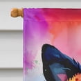 thumbnail image 3 of Border Collie Hippie Dawg House Flag 28 in x 40 in, 3 of 7