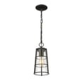 thumbnail image 4 of 1 Light Outdoor Chain Mount Hanging Lantern In Outdoor Style-13.25 Inches Tall And 6 Inches Wide Z-Lite 591Chm-Bk, 4 of 5