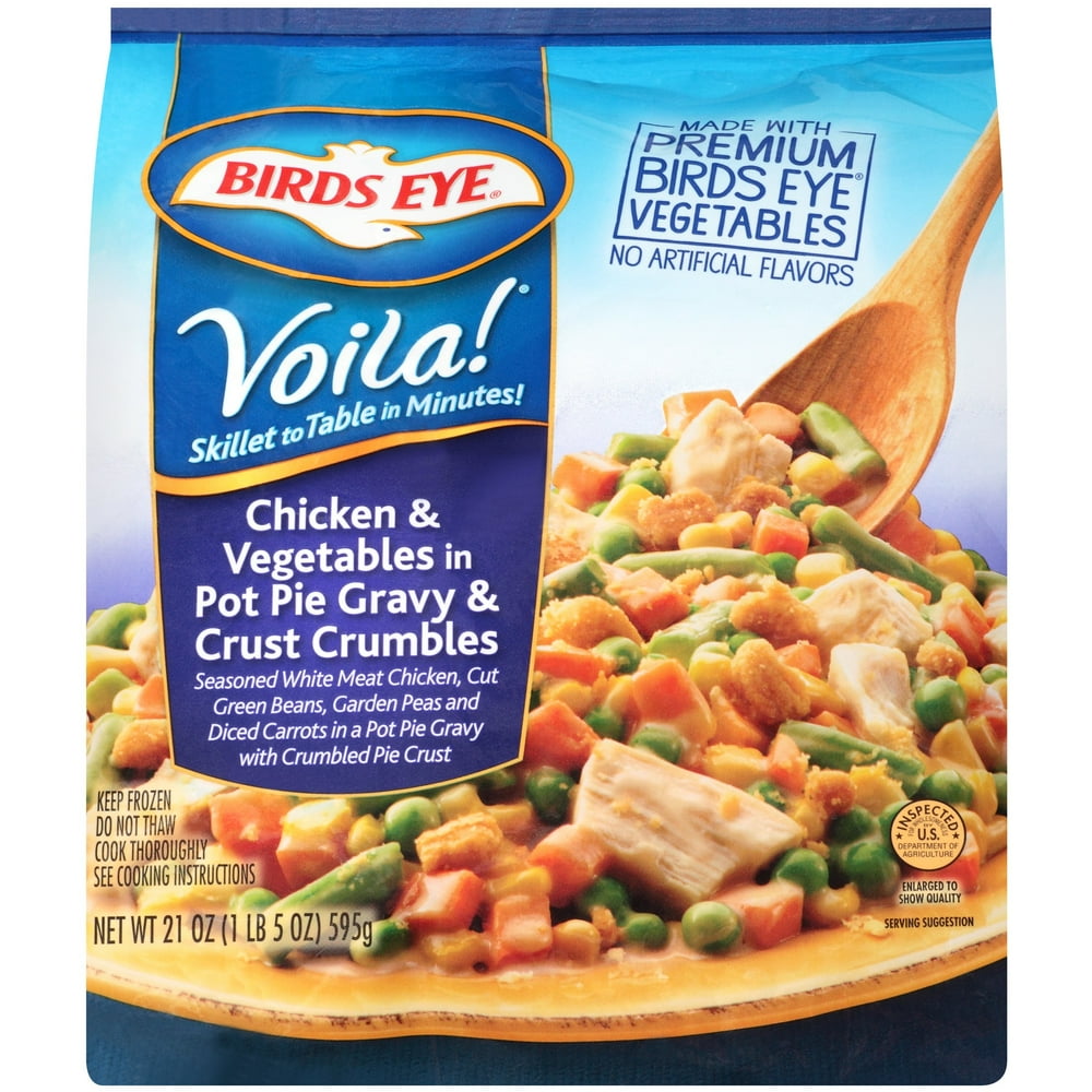 Birds Eye Voila! Chicken & Vegetables in Pot Pie Gravy & Crust Crumbles