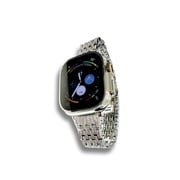 الماس مخصص مصقول 49mm iwatch فائقة الماس حجر الراين رابط الفرقة