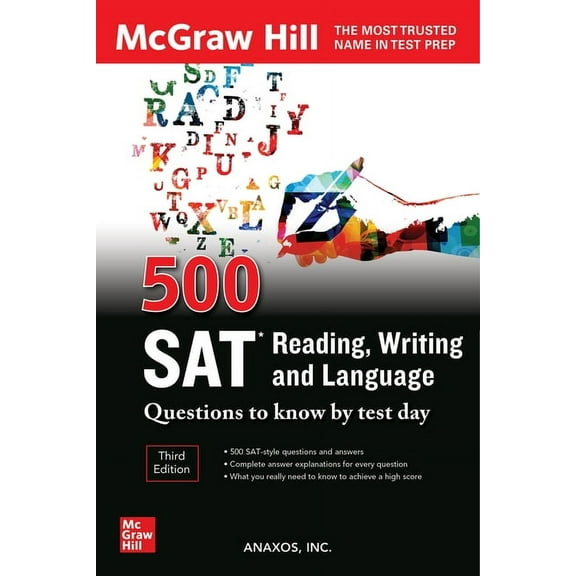 500 SAT Reading, Writing and Language Questions to Know by Test Day, Third Edition, (Paperback)