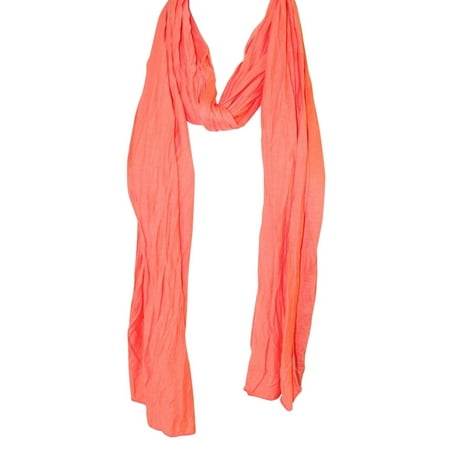 Palestinian Scarf - Zodaca Women Ladies Fashion Lightweight Soft Plain Solid Color Casual Scarf One Size