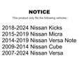 thumbnail image 2 of Front Suspension Link Pair for Car Nissan Kicks Versa Micra Note Cube - Left Right Side (Driver Passenger) K72-100208, 2 of 2