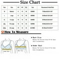 thumbnail image 3 of Sports Bras for Women Large Bust Plus Size Front Closure Built in Padding Sports Bras for Women Cotton Push up Bras for Women T Shirt with Built in Bra for Women Bras Clearance, 3 of 7