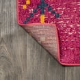 thumbnail image 6 of JONATHAN Y MOROCCAN HYPE 3 x 5 Area Rug, Tribal Love Geometric - Pink/Multi, MOH105B-3, 6 of 9