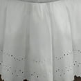 thumbnail image 3 of Fresh Ideas Ruffled Eyelet 14" Bed Skirt, Queen, White, 3 of 4