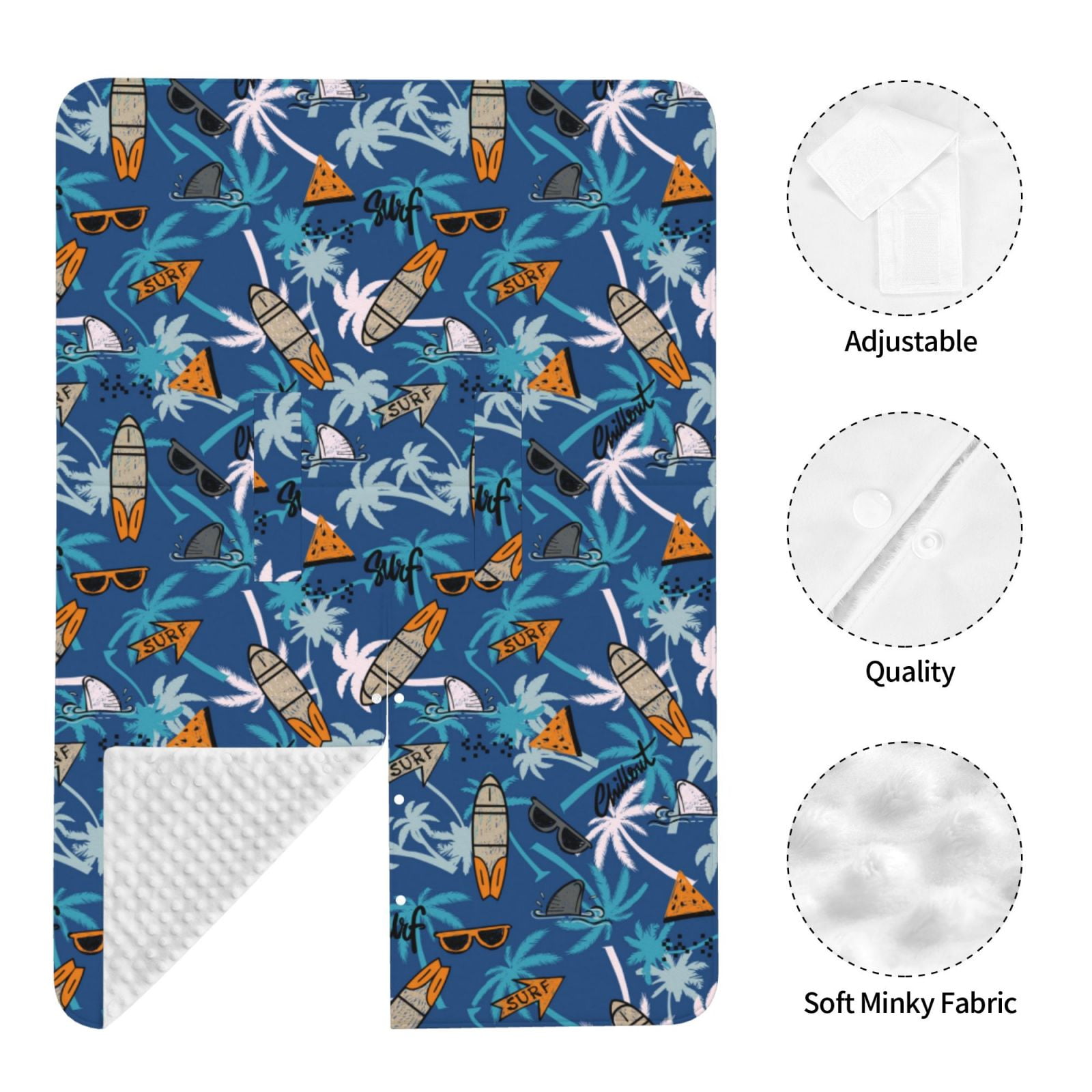 Car Seat Cover Baby - Shark Skateboard Coconut Tree Breathable Infant Car Seat Cover for Baby Carseat, Lightweight Comfort Baby Essentials Must Haves Newborn Stuff for Girl Boy