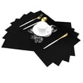 thumbnail image 2 of XMXT 6 Pcs Woven Placemats, Rose Skull Print Stain Resistant Anti-Skid Placemat for Kitchen Table, 12 x 18 inches, 2 of 6