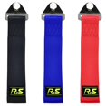 thumbnail image 2 of Towing Rope Racing Car Universal Tow Eye Strap Tow Bumper Hook Bar Trailer High Strength Nylon Tow Strap with Screws and NutsBlue, 2 of 5