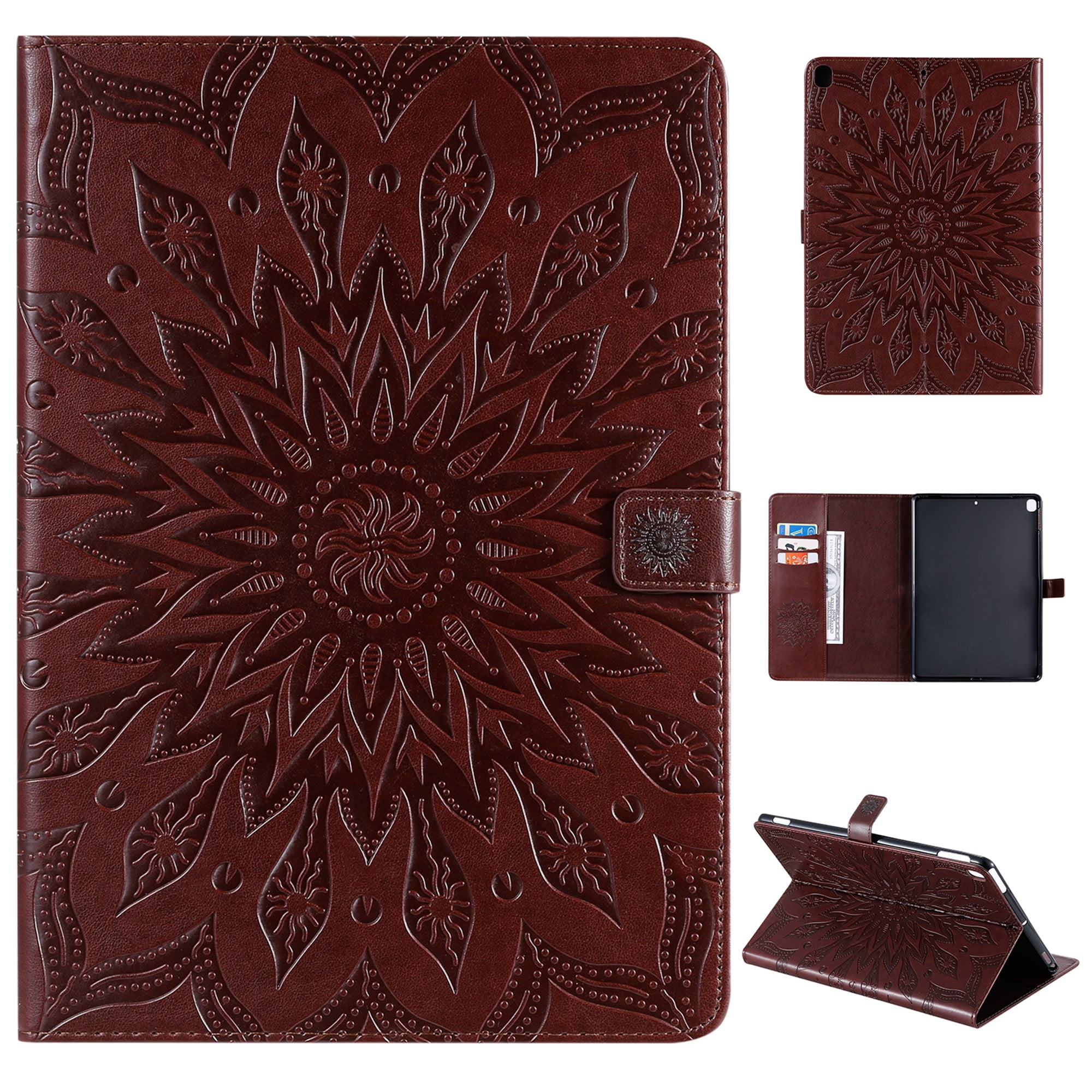 Dteck Flower Patterned Case For iPad 10.2-inch 8th Generation 2020/iPad