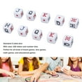 thumbnail image 4 of Set, 16MM Plastic 10PCS  Cubes White  for Table Games, 4 of 7