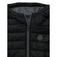 thumbnail image 3 of Ixtreme Boys Solid Quilted Hooded Puffer Jacket, Sizes 4-18, 3 of 3