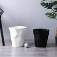 thumbnail image 2 of Home Office Small/Large Size Plastic Trash Can Living Room can Office Bedroom Rugate Garbage Bin Waste Container, 2 of 9