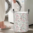 thumbnail image 4 of Lsque Fairy Floral pattern Laundry Hamper Basket, Tall Woven Rope Hamper Basket for Clothes, Lightweight Storage Basket, Collapsible Waterproof-Medium, 4 of 8