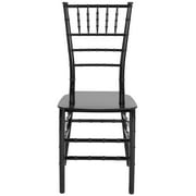 Flash Furniture Hercules Series Adult Size Resin Stacking Chiavari Chair, Black