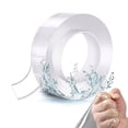 thumbnail image 5 of OIUR 1 Roll 300CM Nanometer Tape Waterproof Double Sided Heavy Duty Strong Adhesive Tape Removable Traceless Multipurpose Clear Mounting Tape, 5 of 7