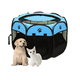 thumbnail image 2 of Jaula Para Perros Gato color negro y azul, 2 of 4