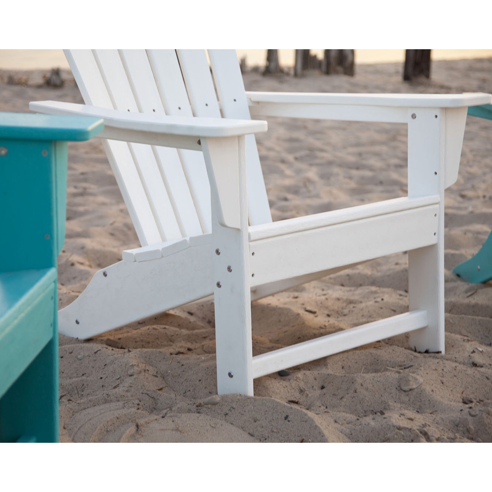 POLYWOOD SBA15SA South Beach Adirondack Chair - Sand - image 5 of 11