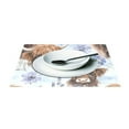 thumbnail image 3 of Ryvnso Placemats Set of 4 Highland Cattle Flower-w6 Dining Mats Heat-Resistant Non-Slip Washable Table Mat, 3 of 8
