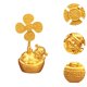 thumbnail image 5 of Colección de adornos de estatuas del Dios de la Riqueza del Feng Shui Escultura de la Buena Fortuna de Metal Estilo B, 5 of 6