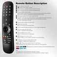 thumbnail image 7 of Universal for LG-TV-Magic-Remote-Control-Replacement UHD OLED QNED NanoCell MiniLED C1 C2 C3 C4 4K 8K Smart TVs,MR23GA with Pointer and Voice Function 2018-2024, 7 of 7