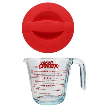Simax Borosilicate Glass Measuring Cup – 16 Ounce, Metric & Ounce Measurements, Microwave & Dishwasher Safe