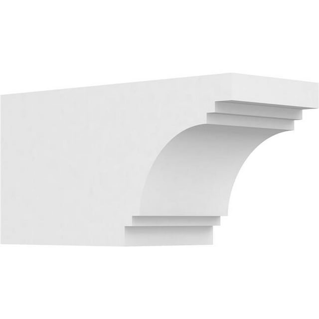 Ekena Millwork RFTP05X06X12PEC 6 x 5 x 12 in. Standard Pescadero Architectural Grade PVC Rafter Tail