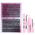 thumbnail image 1 of Kit de extensión de pestañas Yawamica, 320 unidades, pestañas individuales, 1 of 8