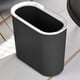 thumbnail image 1 of Wastebasket Striped Wastebasket Home Bathroom Seamless Wastebasket Plastic Suitable For Home Kitchen Bathroom Garage, 1 of 7